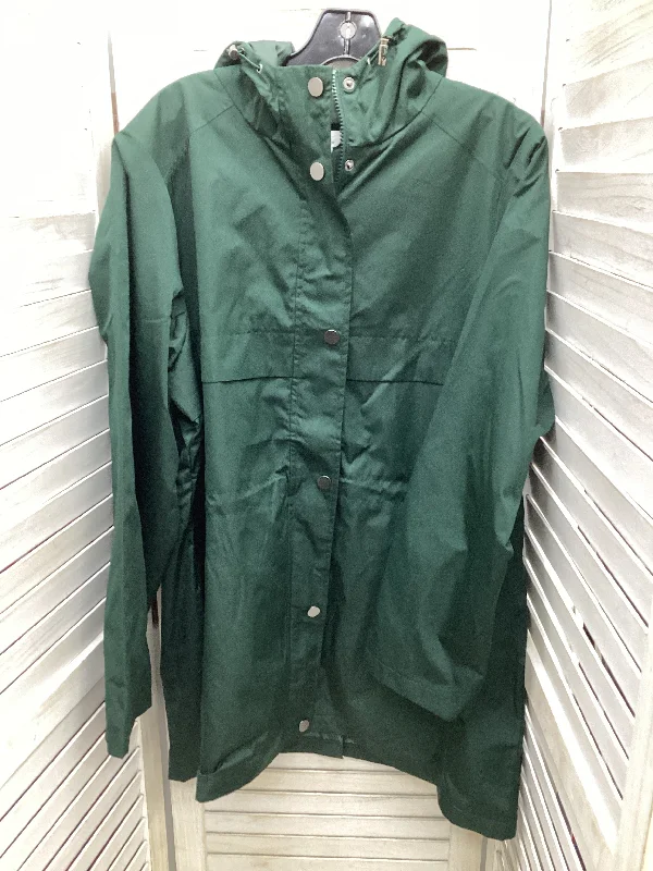 Coat Other By Time And Tru In Green, Size: Xl