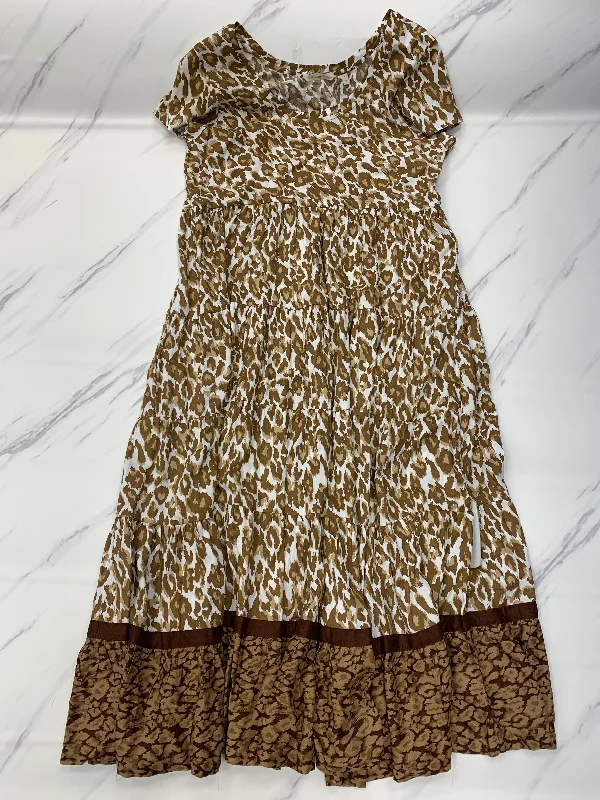 Dress Casual Maxi By Soft Surroundings In Animal Print, Size: L